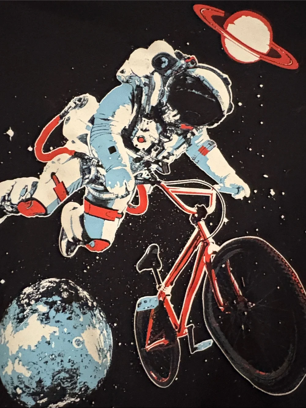 The Children's Place Black & Gray Long-Sleeve Space Astronaut Tee